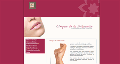 Desktop Screenshot of cliniquedelasilhouette.be